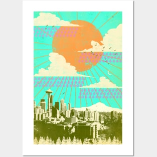 SEATTLE SUMMER Posters and Art